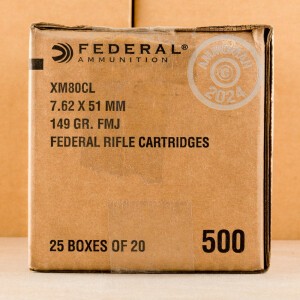 Image of 7.62X51MM FEDERAL 149 GRAIN FMJ (20 ROUNDS)
