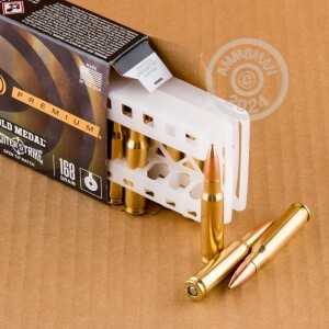 Photo detailing the 308 WIN FEDERAL GOLD MEDAL CENTERSTRIKE 168 GRAIN OTM (20 ROUNDS) for sale at AmmoMan.com.