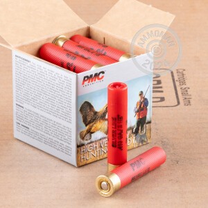 Image of the 410 BORE PMC HIGH VELOCITY HUNTING LOAD 2-1/2" 1/2 OZ. #7.5 SHOT (250 ROUNDS) available at AmmoMan.com.