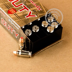 Photograph showing detail of .357 SIG HORNADY CRITICAL DUTY 135 GRAIN JHP (20 ROUNDS)