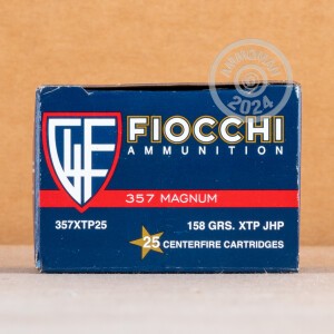 Image of the 357 MAGNUM FIOCCHI 158 GRAIN XTP JHP (500 ROUNDS) available at AmmoMan.com.