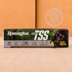 Image of the 20 GAUGE REMINGTON PREMIER TSS 3" 1-1/2 OZ. #7 SHOT (5 ROUNDS) available at AmmoMan.com.