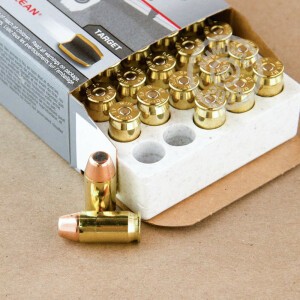 Image of .45 Automatic ammo by Winchester that's ideal for shooting indoors, training at the range.