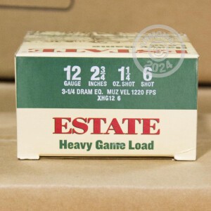 Great ammo for upland bird hunting, these Estate Cartridge rounds are for sale now at AmmoMan.com.