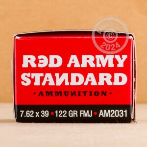 Photo of 7.62 x 39 FMJ ammo by Red Army Standard for sale.