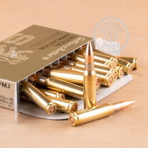 Photo detailing the 7.62X51MM SELLIER & BELLOT 147 GRAIN FMJ (20 ROUNDS) for sale at AmmoMan.com.