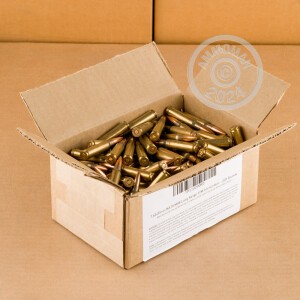 Image detailing the brass case on the Lake City ammunition.
