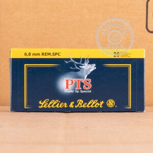 Image of the 6.8MM SPC SELLIER & BELLOT 110 GRAIN PTS (600 ROUNDS) available at AmmoMan.com.