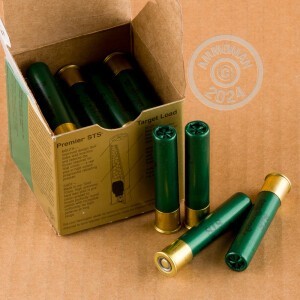 Image of the 410 BORE REMINGTON PREMIER STS 2-1/2" 1/2 OZ. #9 SHOT (25 ROUNDS) available at AmmoMan.com.