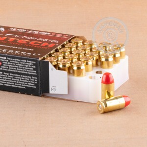 Photo detailing the 45 ACP FEDERAL SYNTECH ACTION PISTOL 220 GRAIN TOTAL SYNTHETIC JACKET FN (500 ROUNDS) for sale at AmmoMan.com.
