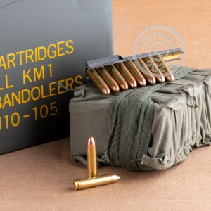 Photograph showing detail of 30 CARBINE KOREAN MILITARY SURPLUS 110 GRAIN FMJ (1080 ROUNDS IN AMMO CAN)