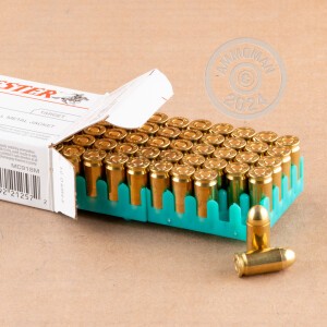 Image of the 9MM MAKAROV WINCHESTER 95 GRAIN FMJ (50 ROUNDS) available at AmmoMan.com.