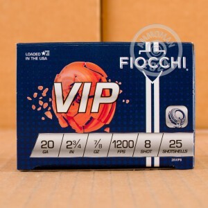 Great ammo for shooting clays, target shooting, these Fiocchi rounds are for sale now at AmmoMan.com.