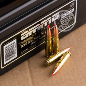 An image of 300 AAC Blackout ammo made by Ammo Incorporated at AmmoMan.com.