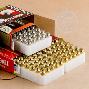 Image of the .40 S&W FEDERAL AMERICAN EAGLE COMBO 180 GRAIN FMJ/JHP (120 ROUNDS) available at AmmoMan.com.