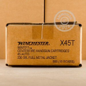 Image of the 45 ACP WINCHESTER WIN 1911 230 GRAIN FMJ (50 ROUNDS) available at AmmoMan.com.