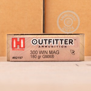 Image of 300 WIN MAG HORNADY OUTFITTER 180 GRAIN GMX (20 ROUNDS)