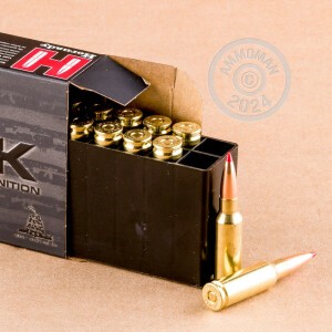Image of the 6.5MM GRENDEL HORNADY BLACK 123 GRAIN ELD MATCH (200 ROUNDS) available at AmmoMan.com.