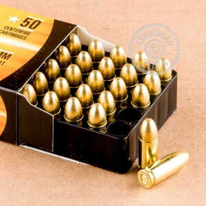 Image of the 9MM LUGER ARMSCOR PRECISION 115 GRAIN FMJ (50 ROUNDS) available at AmmoMan.com.