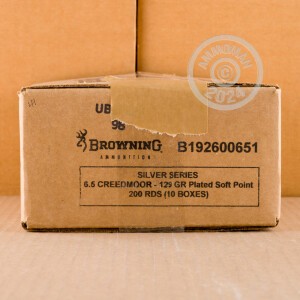 An image of 6.5MM CREEDMOOR ammo made by Browning at AmmoMan.com.