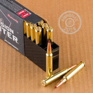 Photograph showing detail of 280 ACKLEY IMPROVED HORNADY PRECISION HUNTER 162 GRAIN ELD-X (20 ROUNDS)