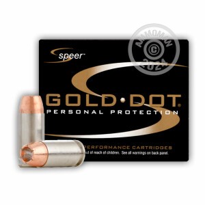 Photograph showing detail of 40 S&W SPEER GOLD DOT 155 GRAIN JHP (20 ROUNDS)