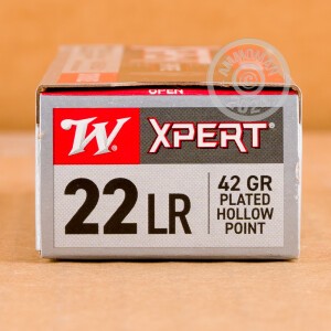 Photograph showing detail of 22 LR WINCHESTER XPERT 42 GRAIN CPHP (2000 ROUNDS)