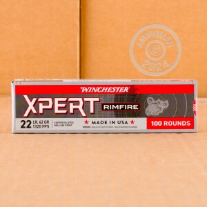 Photo detailing the 22 LR WINCHESTER XPERT 42 GRAIN CPHP (2000 ROUNDS) for sale at AmmoMan.com.