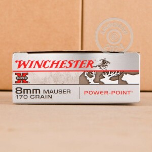 Image of 8MM MAUSER WINCHESTER SUPER-X 170 GRAIN POWER POINT (20 ROUNDS)