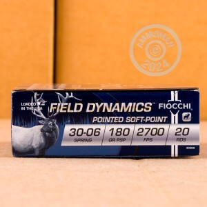 Image of 30-06 FIOCCHI FIELD DYNAMICS 180 GRAIN PSP (20 ROUNDS)