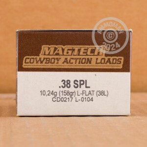 Image of the 38 SPECIAL MAGTECH COWBOY ACTION 158 GRAIN LFN (1000 ROUNDS) available at AmmoMan.com.