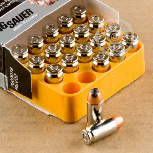 Photo of .40 Smith & Wesson JHP ammo by SIG for sale at AmmoMan.com.