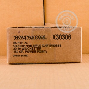 Photograph showing detail of 30-30 WINCHESTER SUPER-X 150 GRAIN PP (20 ROUNDS)