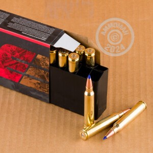 Image of Barnes 300 Winchester Magnum rifle ammunition.