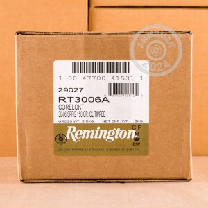 Image of the 30-06 REMINGTON CORE-LOKT TIPPED 150 GRAIN POLYMER TIP (200 ROUNDS) available at AmmoMan.com.