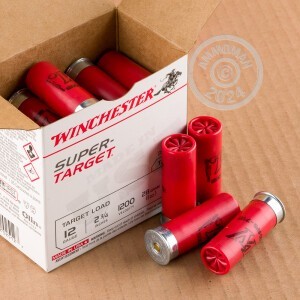 Image of the 12 GAUGE WINCHESTER SUPER TARGET 2-3/4" 1 OZ. #7.5 SHOT (250 ROUNDS) available at AmmoMan.com.