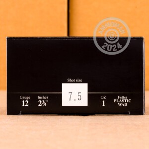 Photograph of Fetter 12 Gauge #7.5 shot for sale at AmmoMan.com
