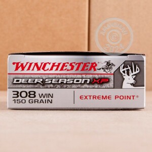 Photograph showing detail of 308 WINCHESTER DEER SEASON 150 GRAIN POLYMER TIPPED (20 ROUNDS)
