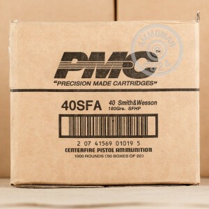 Image of the .40 S&W PMC STARFIRE 180 GRAIN JHP (20 ROUNDS) available at AmmoMan.com.