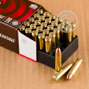 Photograph showing detail of 30 CARBINE FEDERAL AMERICAN EAGLE 110 GRAIN FMJ (50 ROUNDS)