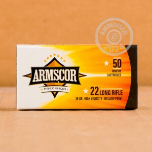  .22 Long Rifle ammo for sale at AmmoMan.com - 5000 rounds.