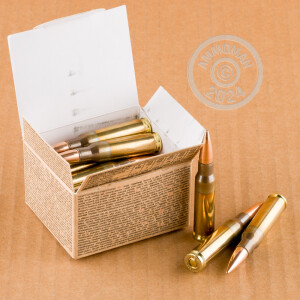 Image detailing the brass case on the GGG Ammunition ammunition.