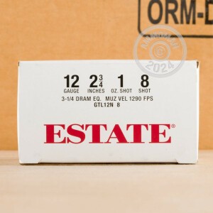 Great ammo for shooting clays, target shooting, upland bird hunting, these Estate Cartridge rounds are for sale now at AmmoMan.com.
