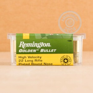Image of the 22 LR REMINGTON GOLDEN BULLET 40 GRAIN CPRN (5000 ROUNDS) available at AmmoMan.com.