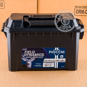 Image of the 12 GAUGE FIOCCHI 2-3/4" 9 PELLETS #1 BUCKSHOT (80 ROUNDS IN FIELD BOX) available at AmmoMan.com.