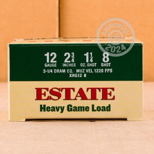 Great ammo for upland bird hunting, these Estate Cartridge rounds are for sale now at AmmoMan.com.