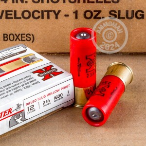 Photograph showing detail of 12 GAUGE WINCHESTER SUPER-X 2-3/4" HP RIFLED SLUG (250 ROUNDS)
