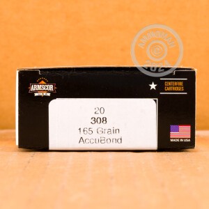 Image of the 308 WIN ARMSCOR USA 165 GRAIN ACCUBOND (200 ROUNDS) available at AmmoMan.com.