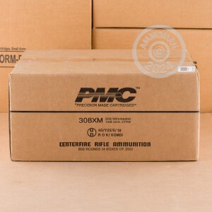 Image of the 308 WIN PMC X-TAC MATCH 168 GRAIN OTM (200 ROUNDS) available at AmmoMan.com.