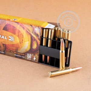 Photo detailing the .30-06 SPRINGFIELD FEDERAL FUSION 150 GRAIN SP (20 ROUNDS) for sale at AmmoMan.com.
